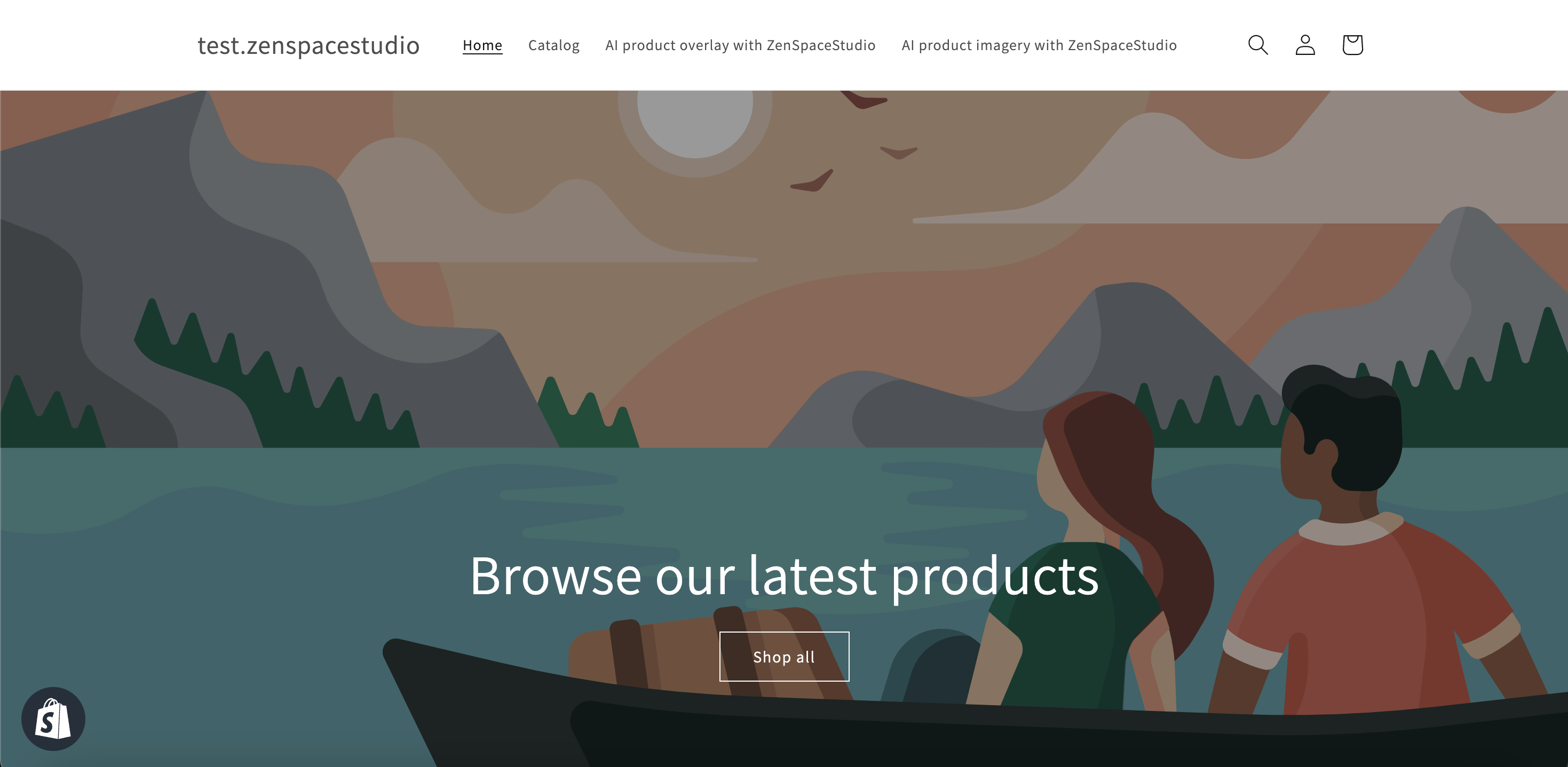 ZenSpace Studio Product Imagery Interface