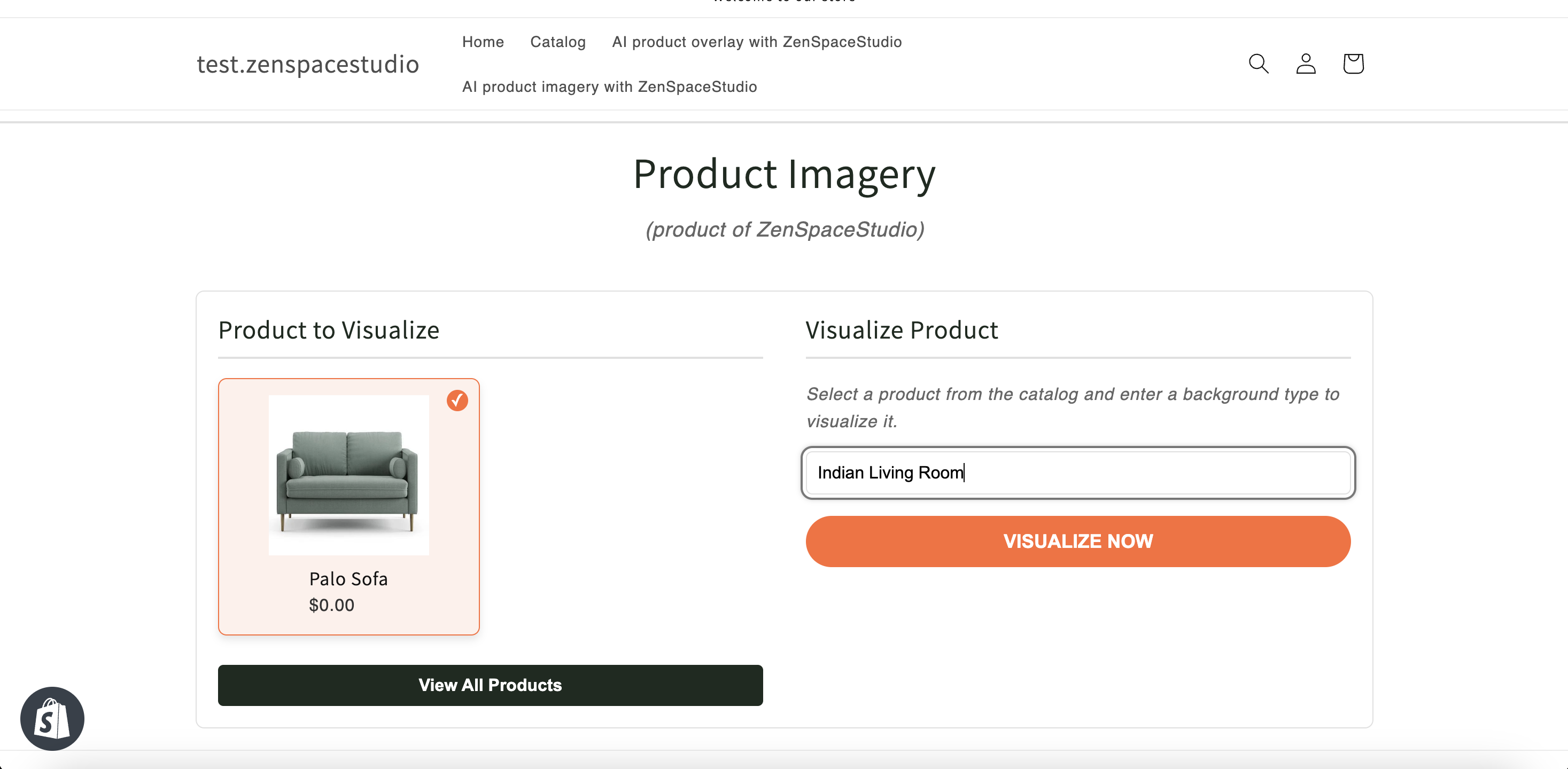 Additional example of AI-generated product imagery